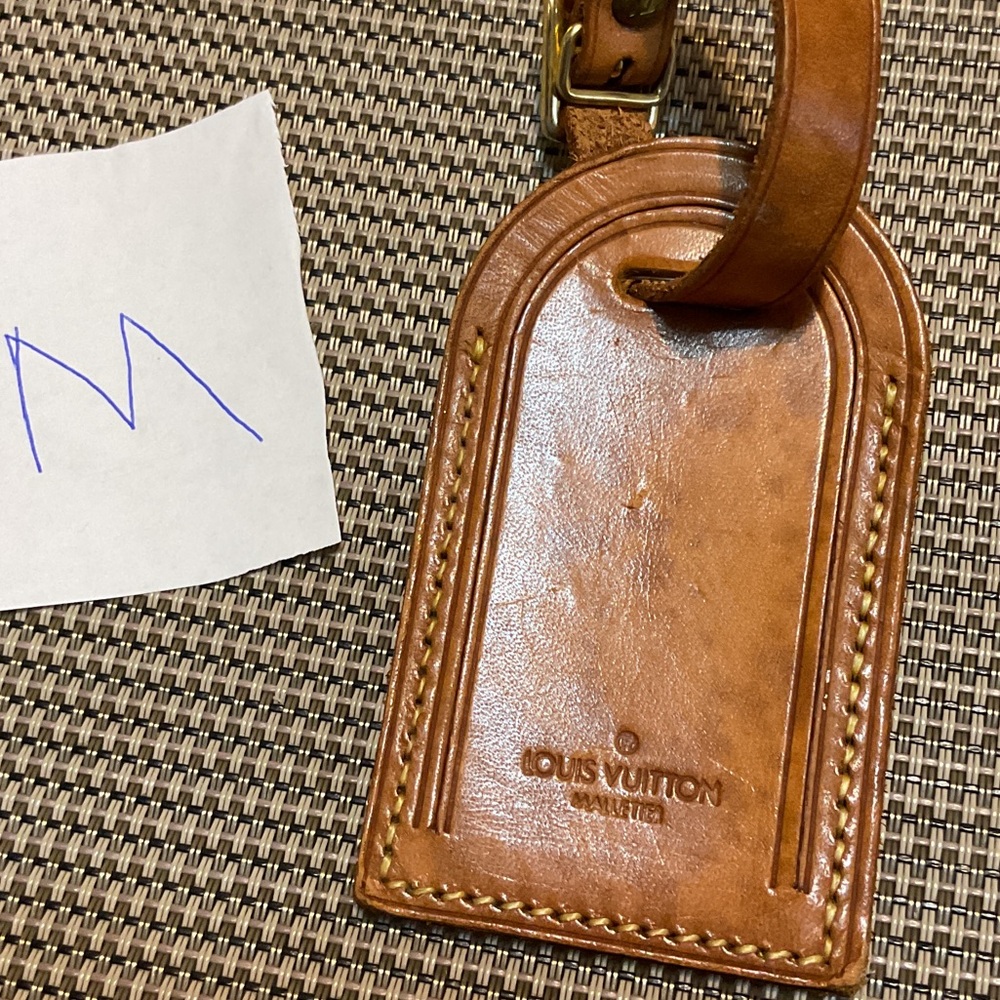 Louis Vuitton Leather Luggage Tag - Picture 4 of 4